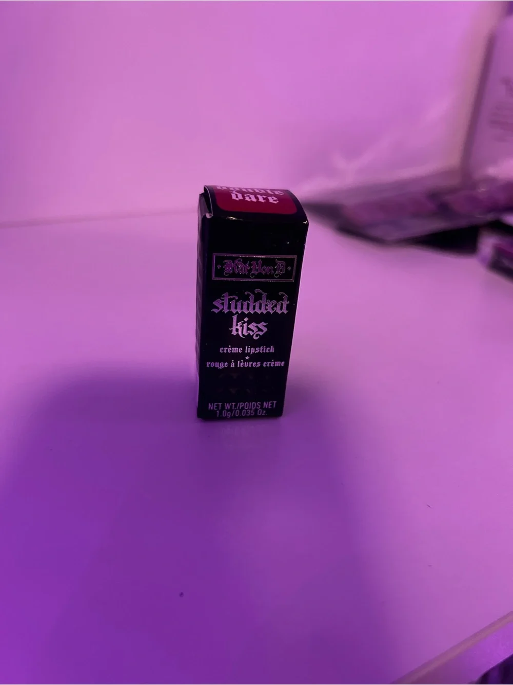 Kat Von D Studded Kiss Crème Lipstick - Double Dare (Pink-Red)